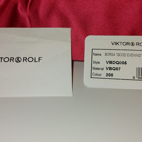 NWT VIKTOR & ROLF Borsa Good Evening Bag Clutch - Picture 6 of 7